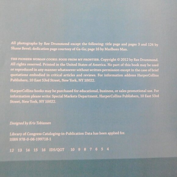 Pioneer Woman Cooks Food From My Frontier Ree Drummond Cookbook 2012 HBDJ - Picture 5 of 10